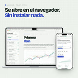 El manual Primera Vela en un portátil y en un móvil